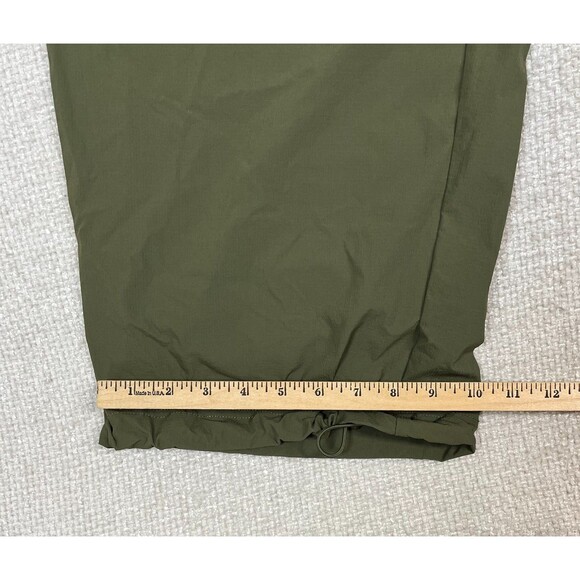 Fabletics Heights Cargo Pants Women's XXL 1X Green Baggy Nylon Stretch Hiking - Picture 10 of 10